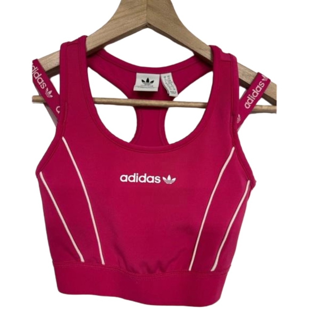 🔥NWOT Adidas pink sports bra dry fit in xs